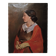 Tableau antique portrait féminin huile sur toile ennio pozzi (1893-1972)