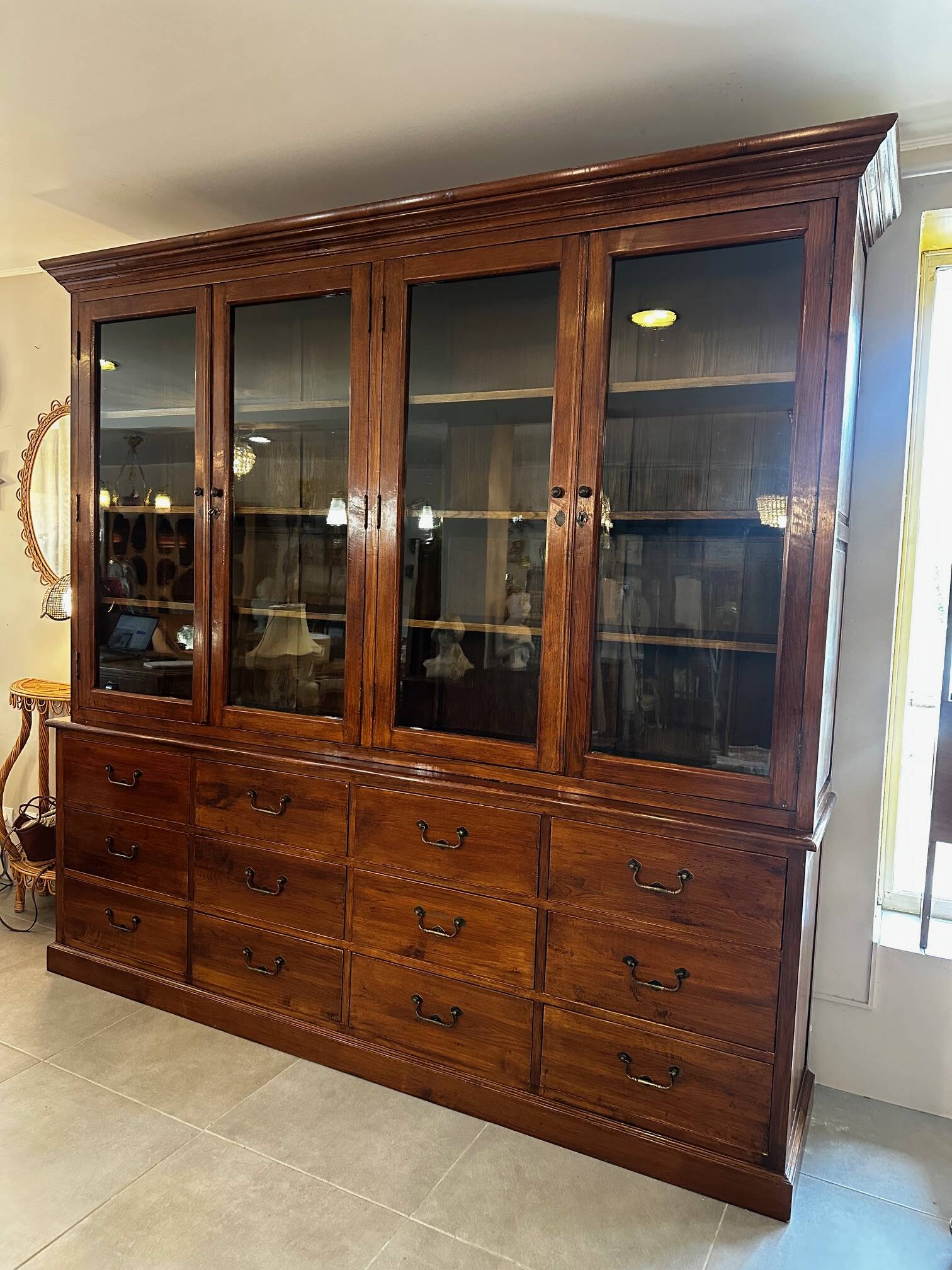 Oak display cabinet 1920