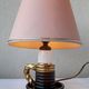 Pied de lampe en céramique forme bougeoir