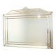 Large Deknudt XL faceted mirror, Hollywood Regency design