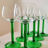 Luminarc white wine glasses