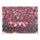 XXL hand-knotted Persian Mashad Moud carpet in wool, 1930s