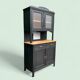 Buffet parisien art déco noyer massif 1930