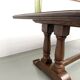 Table de ferme bourgeoise en chêne, années 50