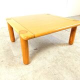Mid century wooden coffee table, 1970s