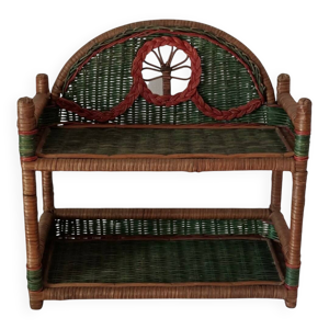 Étagère murale en osier