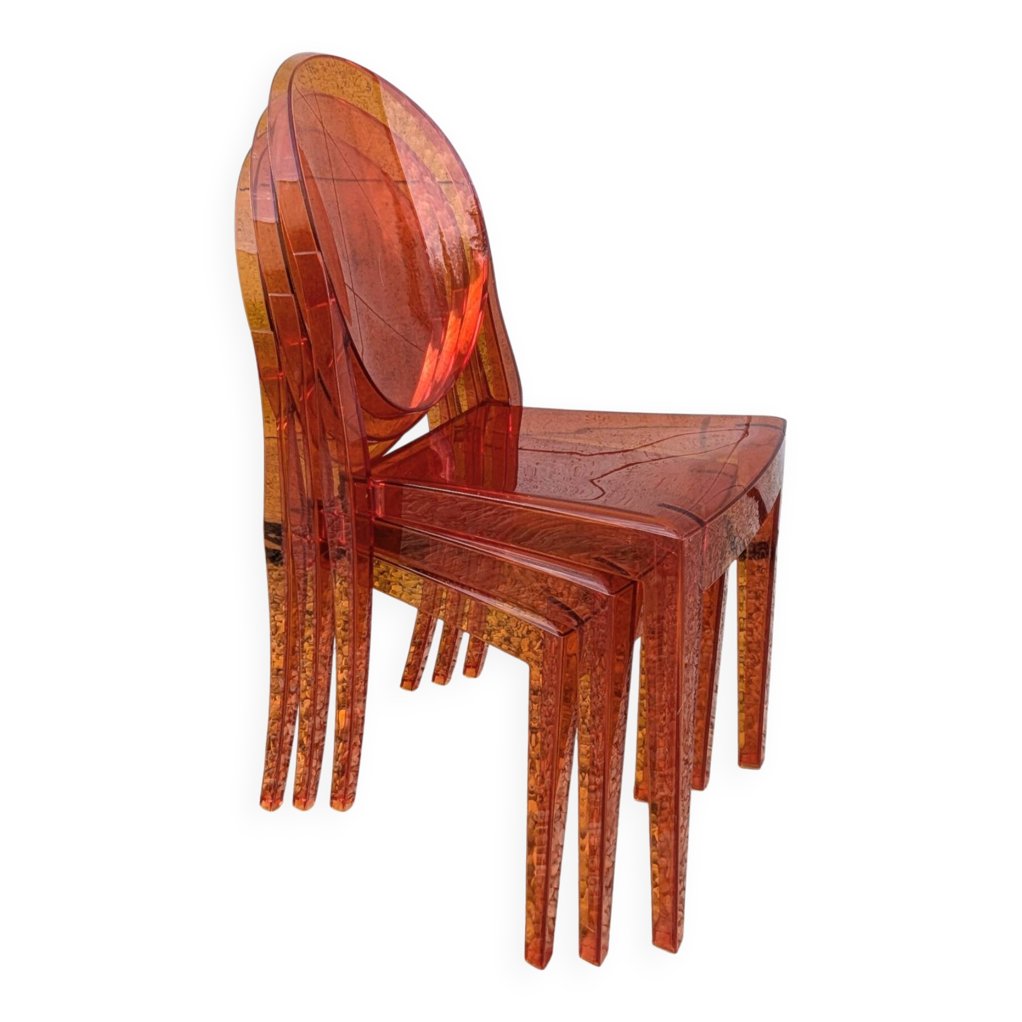chaises Ghost Kartell design  Starck