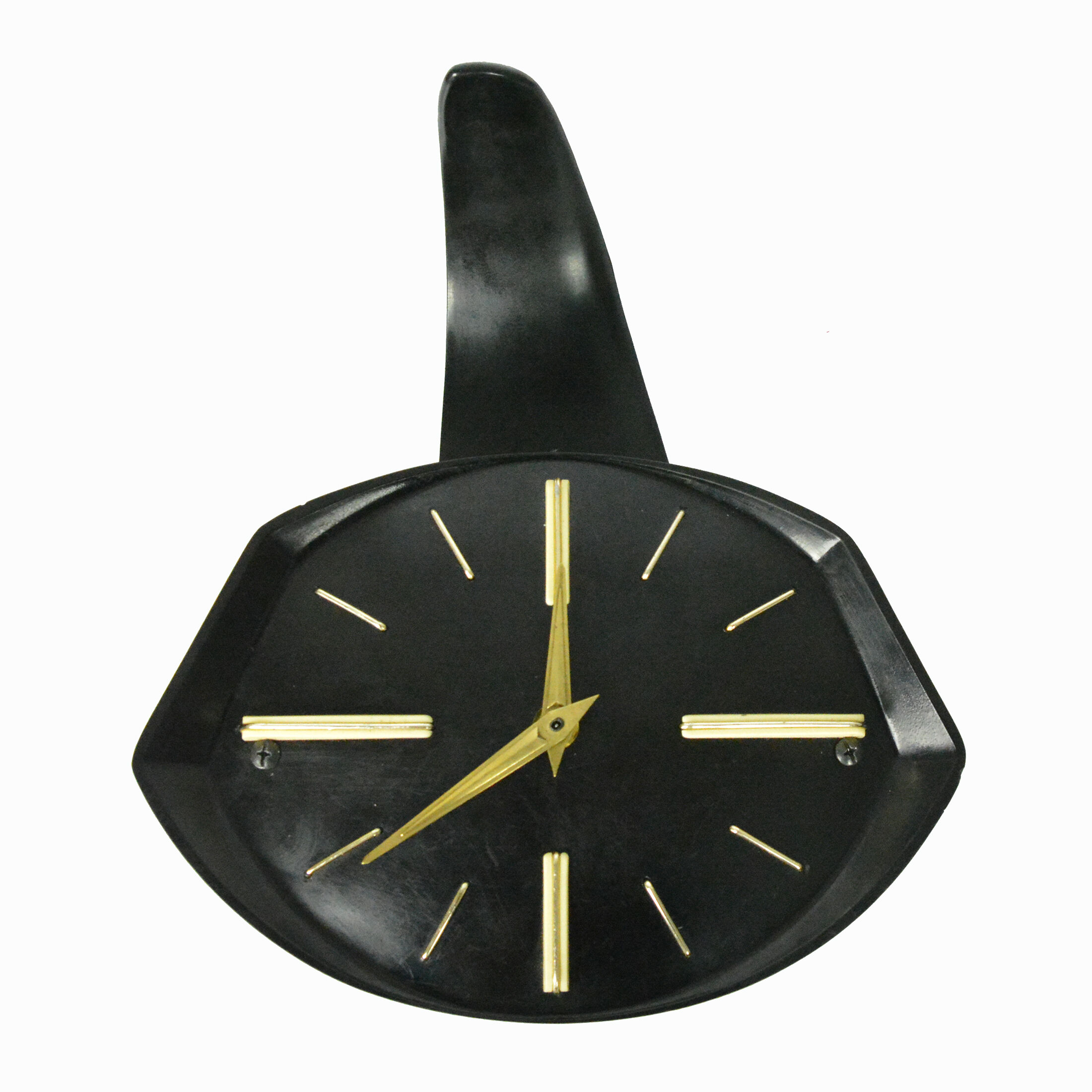1950s bakelite mantel clock brusel czechoslovakia