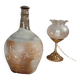 Cruche poterie antique grès brut imparfait, 18/19eme
