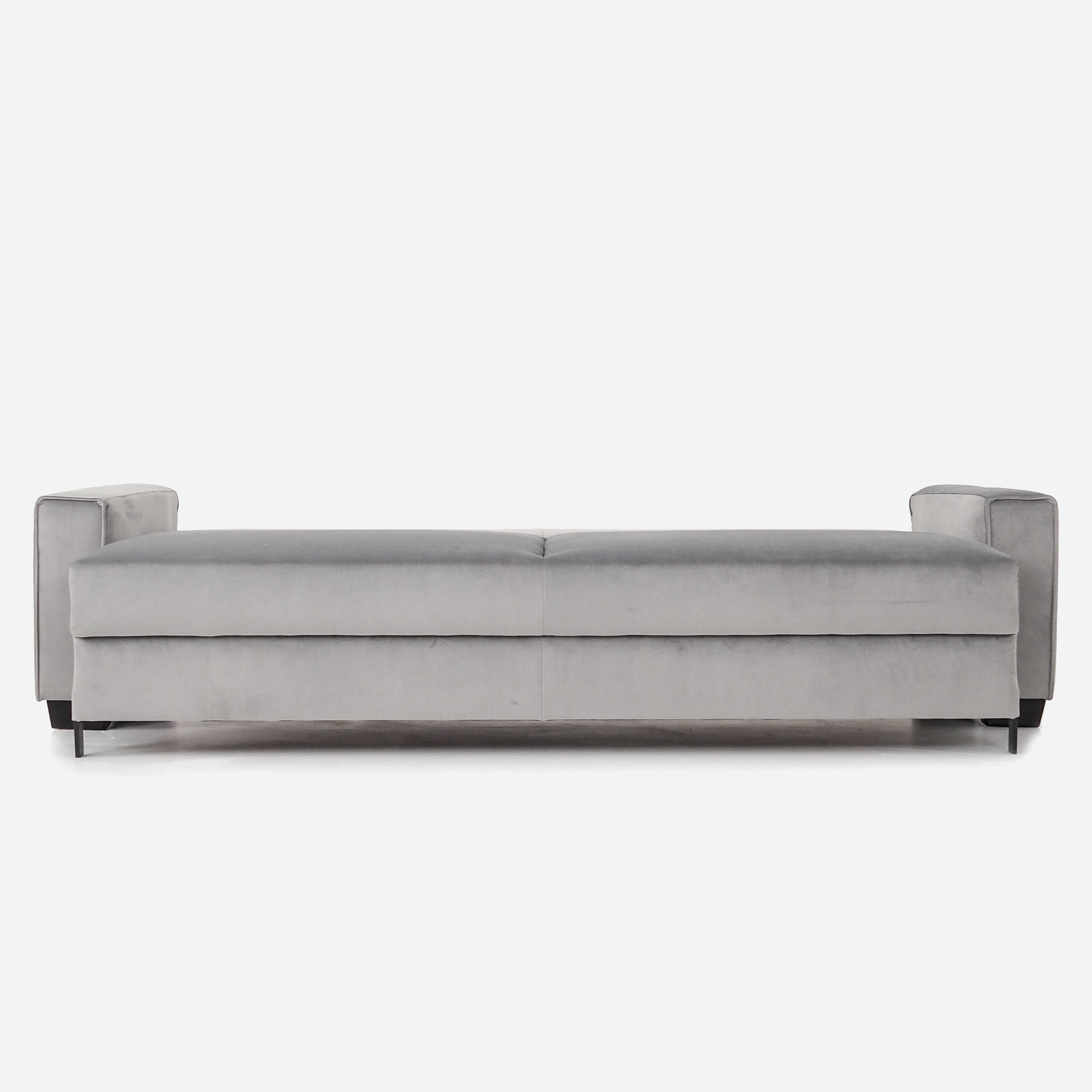 Canapé rejkiavik argent velour, design scandinave
