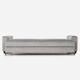 Canapé rejkiavik argent velour, design scandinave