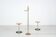1980s patinated brass reading lamp