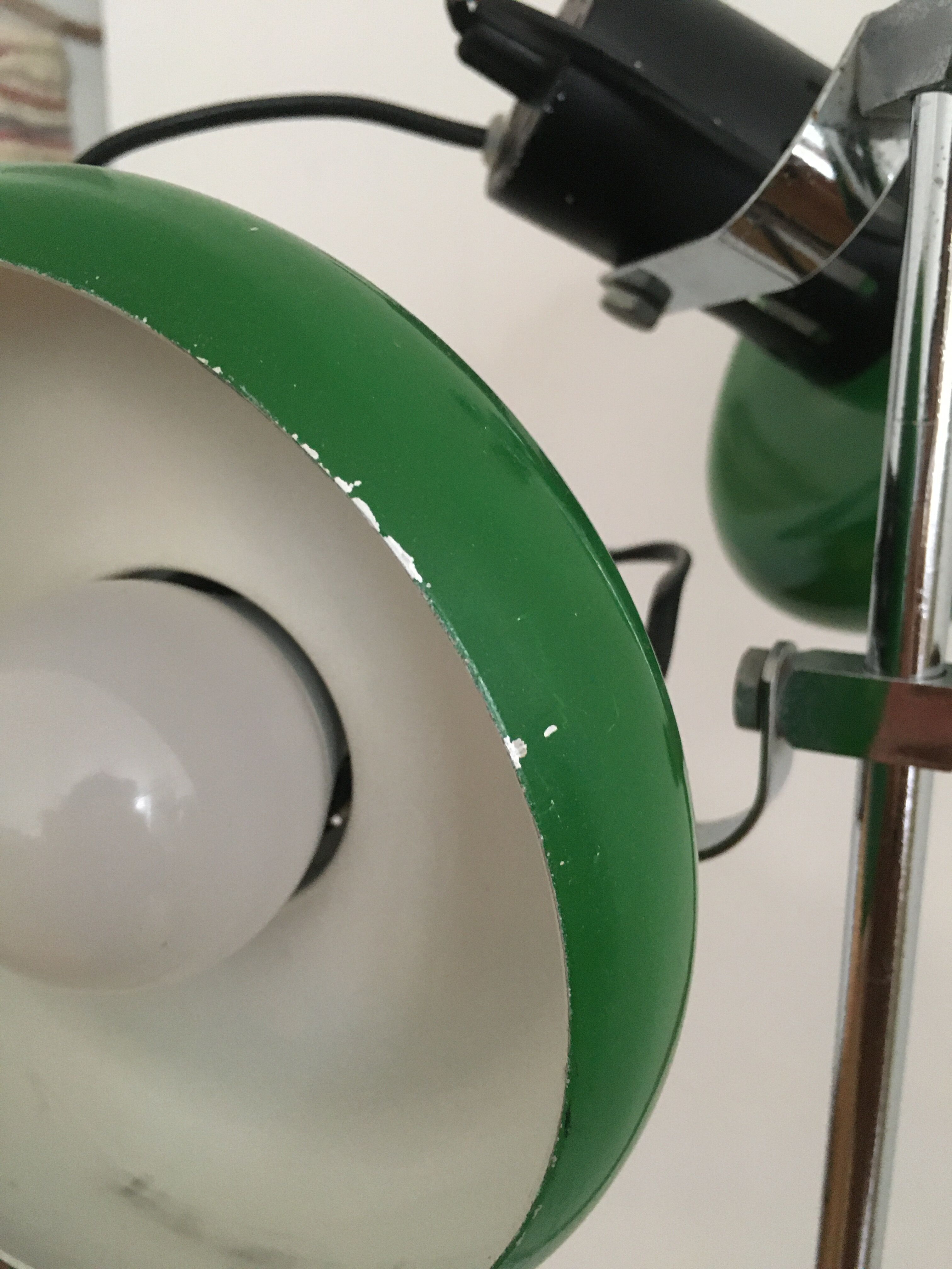 Floor lamp 2 green spots