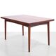 Vintage teak rectangular extendable dining table