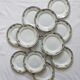 12 vintage porcelain dessert plates