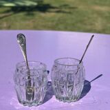 Crystal salt and pepper shakers