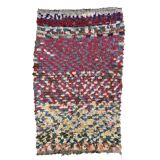 Tapis Berbère Boucherouite coloré - 99 x 160 cm