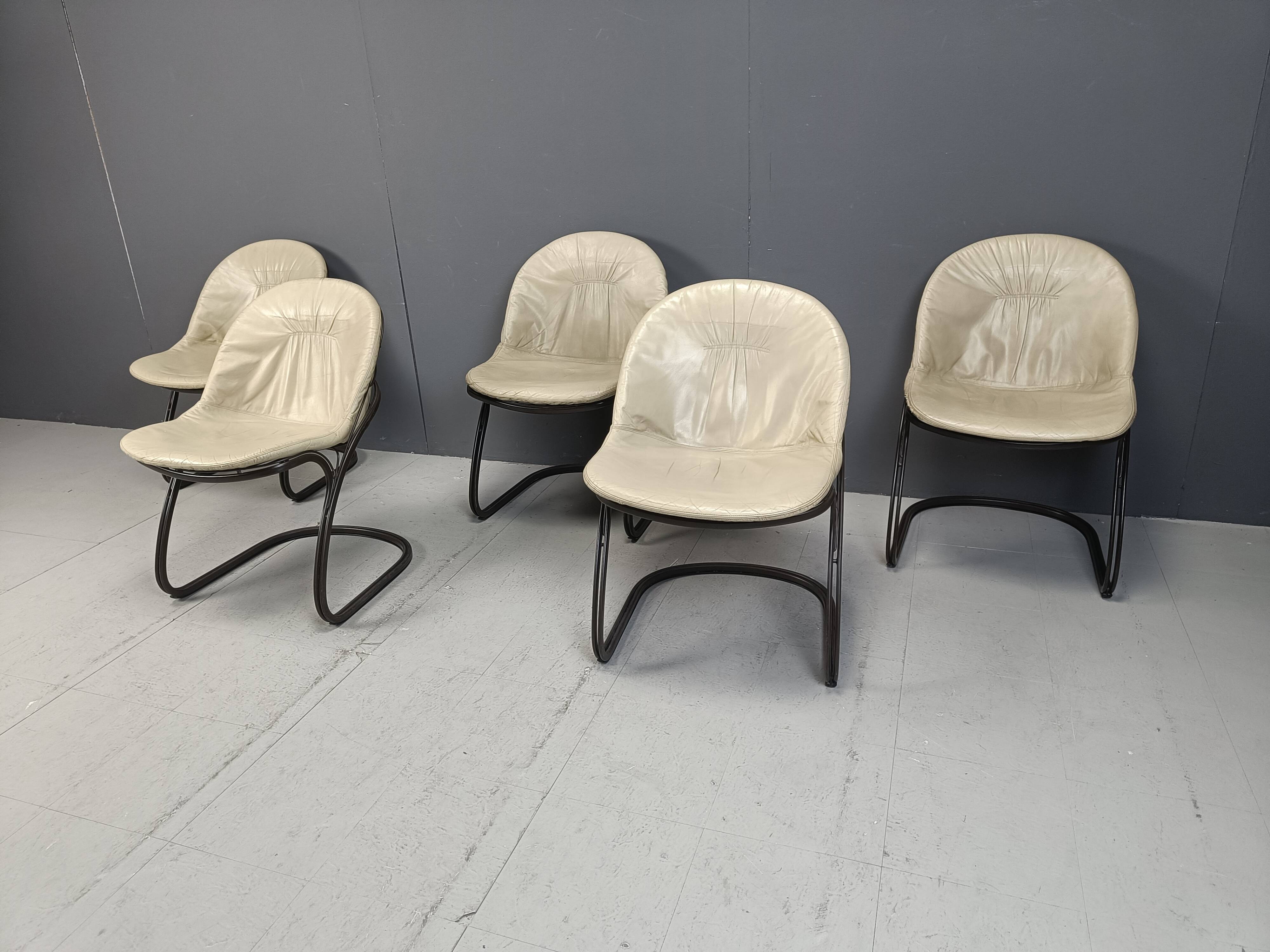 Gastone Rinaldi 'Pascale' Dining chairs, 1970s - set of 5