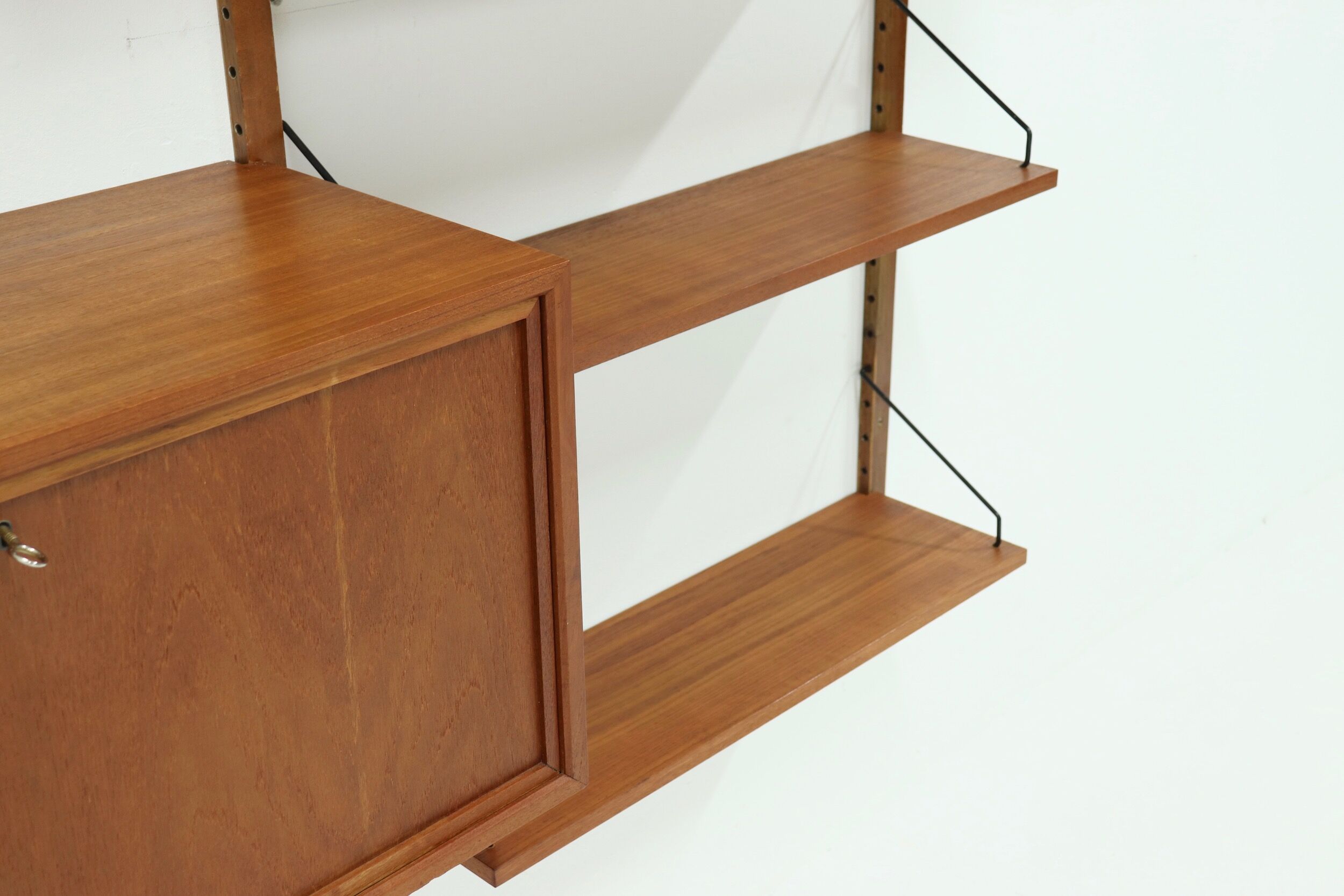 Royal system teak wall unit by Poul Cadovius for Cado Denmark, 1960's