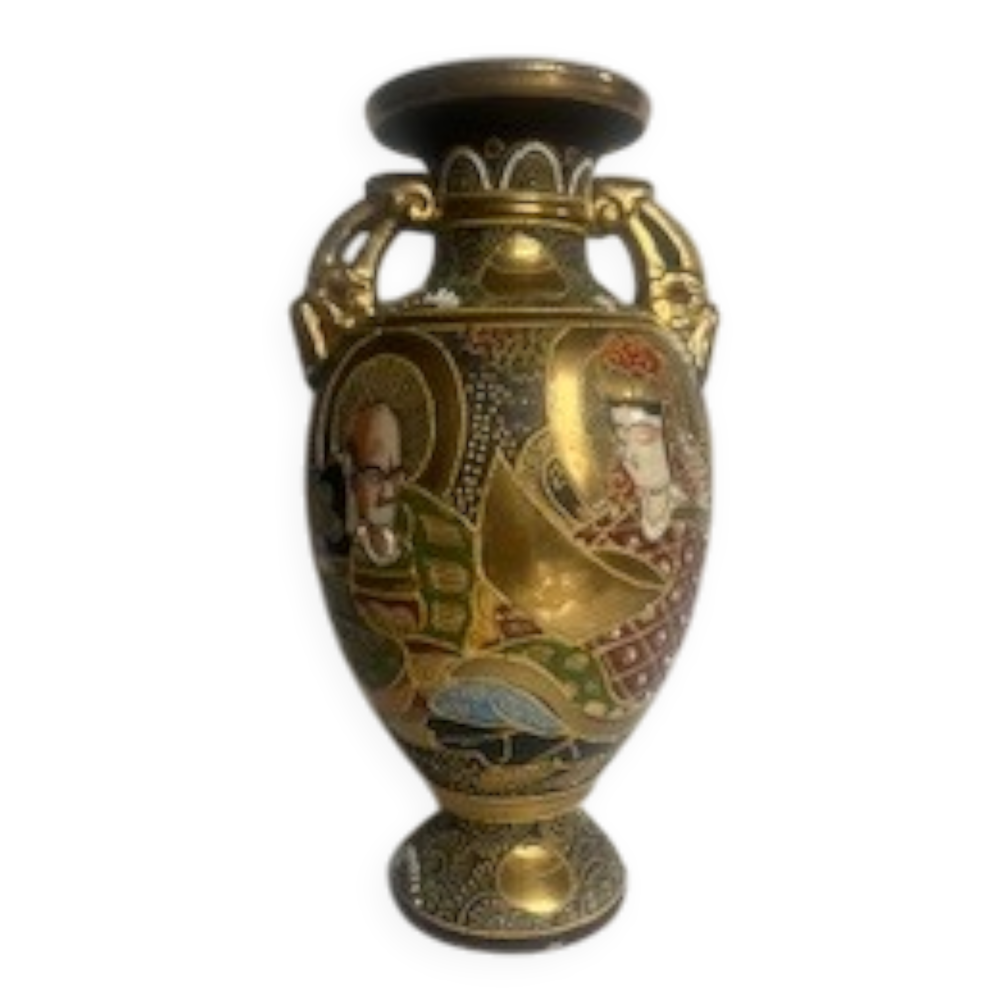 Antique Japanese Satsuma vase