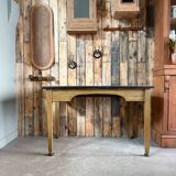 Large patinated desk