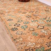 Peach Vintage Moroccan Rug 158 x 287 cm, Berber Wool Rug, Handmade Boho Rug