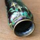 Enameled vase, art nouveau, Limoges, Jules Sarlandie