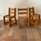 Vintage sled children's chair