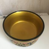 Large lacquered wooden bowl