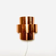 Brass Wall Lamp By Hans-Agne Jakobsson For Markaryd, Sweden, 1960S