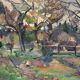 Swedish Oil on Panel – “Layered Landscape” by Bengt Crantz