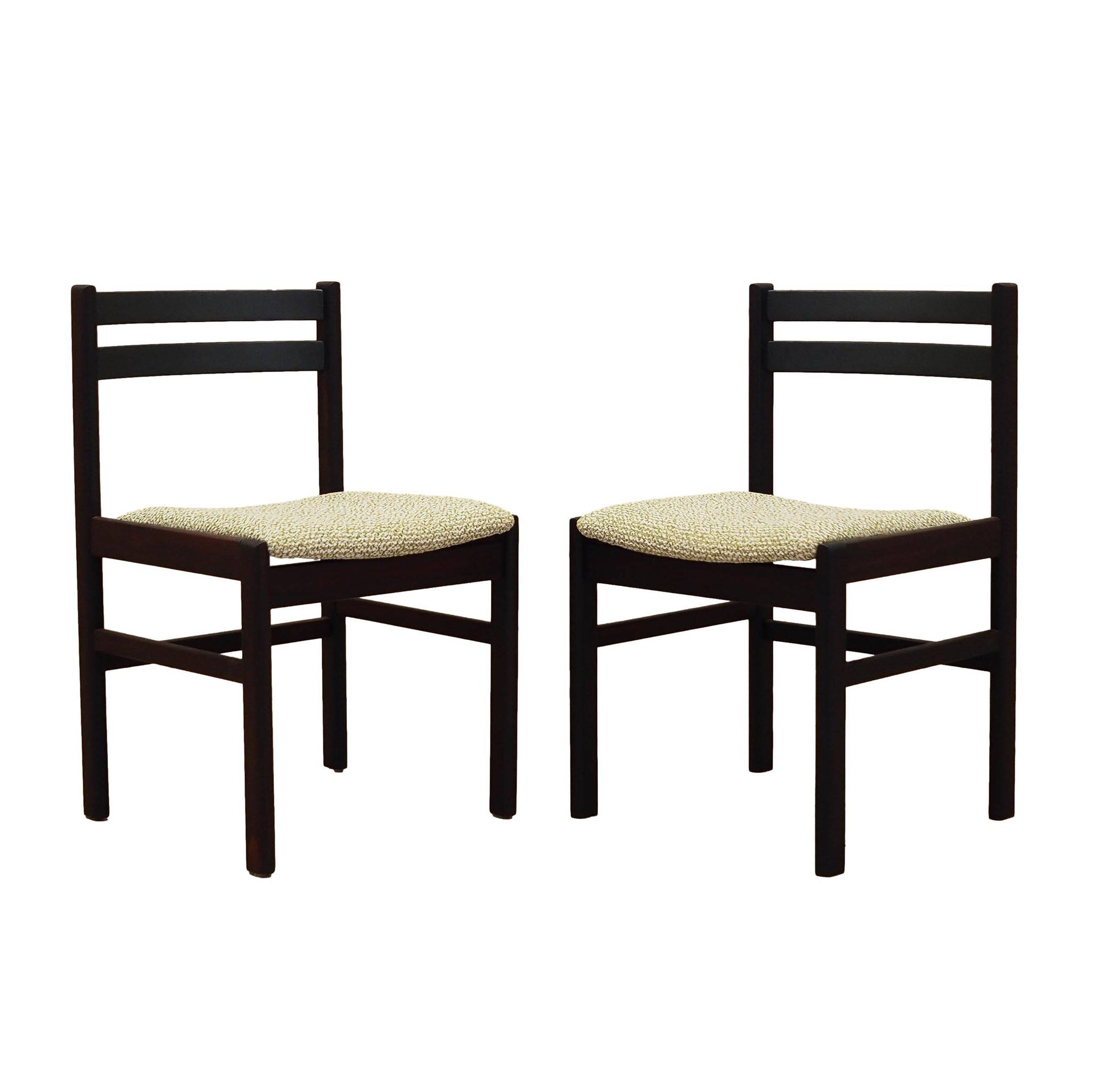 Set of two rosewood chairs, Danish design, 1970s, production: Denmark