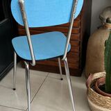 Vintage Blue Formica Chair
