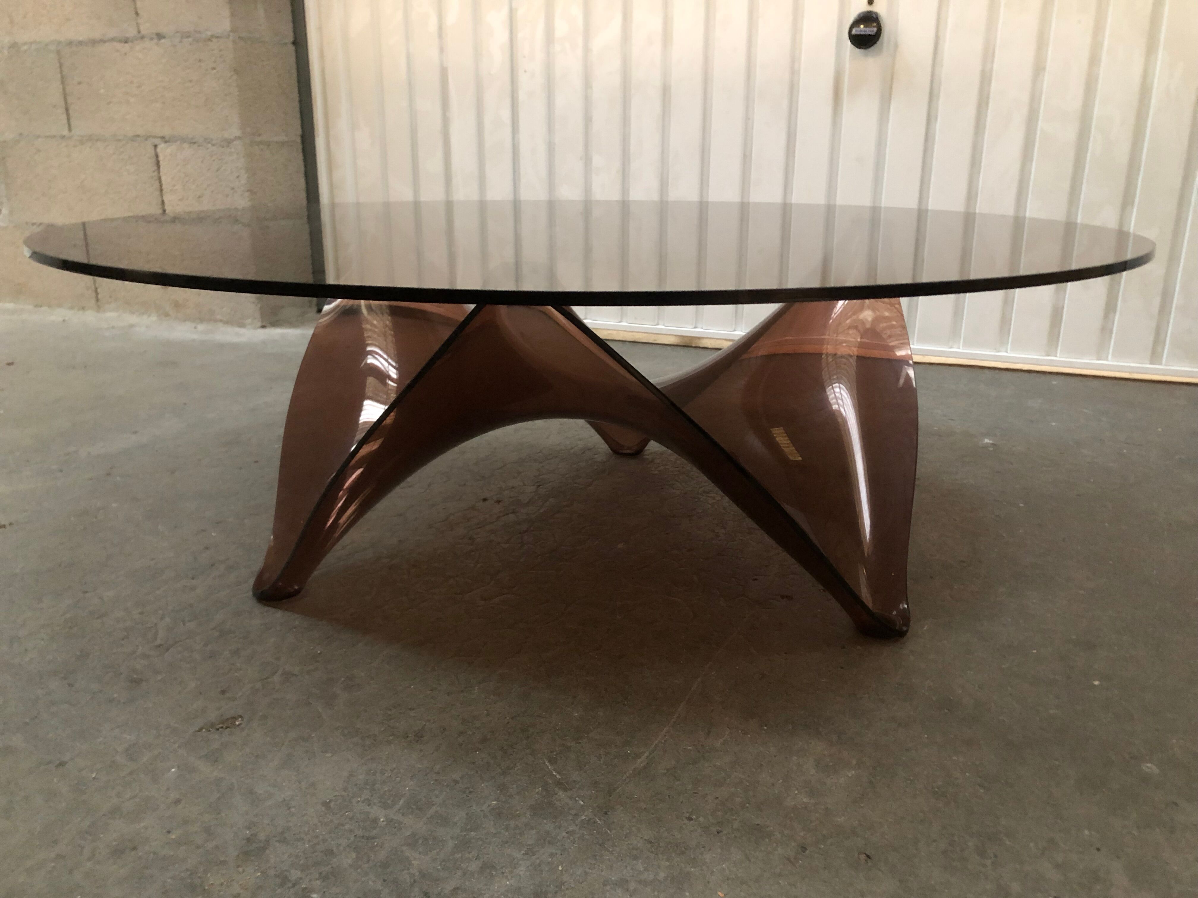 design coffee table from the 70s