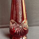 Baluster vase - cut blown crystal