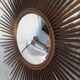 Large vintage Chaty Vallauris sun mirror