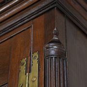 Antique English 18th-century desk/bookcase with a beautiful interior