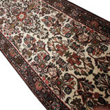 Vintage persian sarough runner rug long hand woven oriental rug- 92x580cm