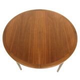 Scandinavian walnut dining table, Sweden, 1960