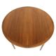 Scandinavian walnut dining table, Sweden, 1960