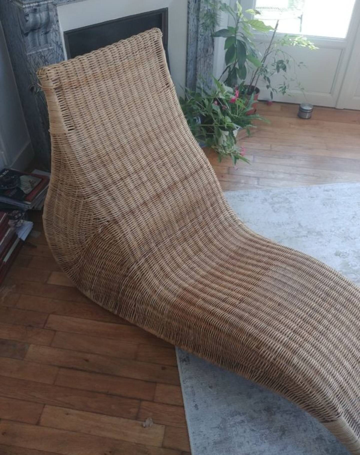 Karlskrona rattan daybed by Carl Öjerstam