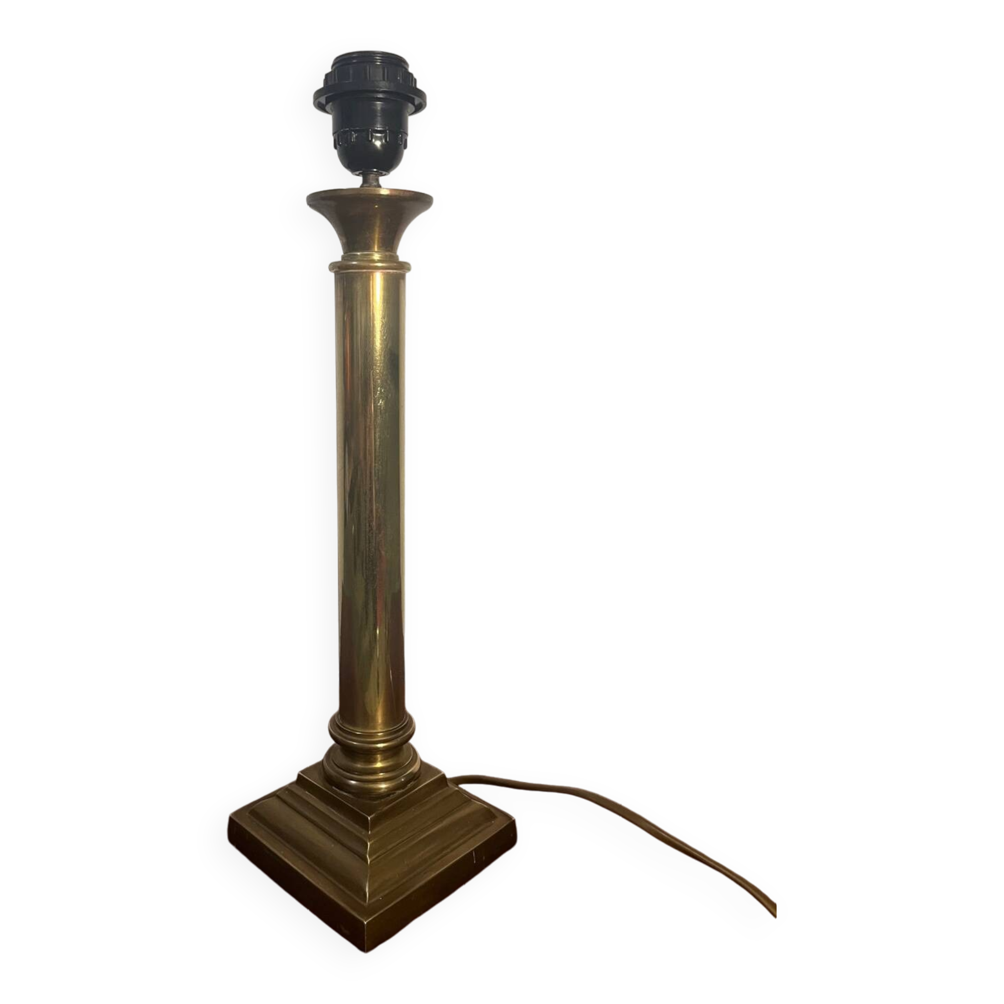 Brass lamp base from the 80s