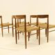 Set of 6 Rosewood Dining Chairs by H.W.Klein for Bramin, Denmark, 1960s