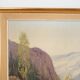 Painting „The Chalet at the Mountain Stream”, Scandinavian design, 1970s