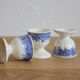 3 coquetiers in earthenware "Burgenland" Villeroy and Vintage Boch