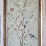 Pair of 18th painted panels and décor