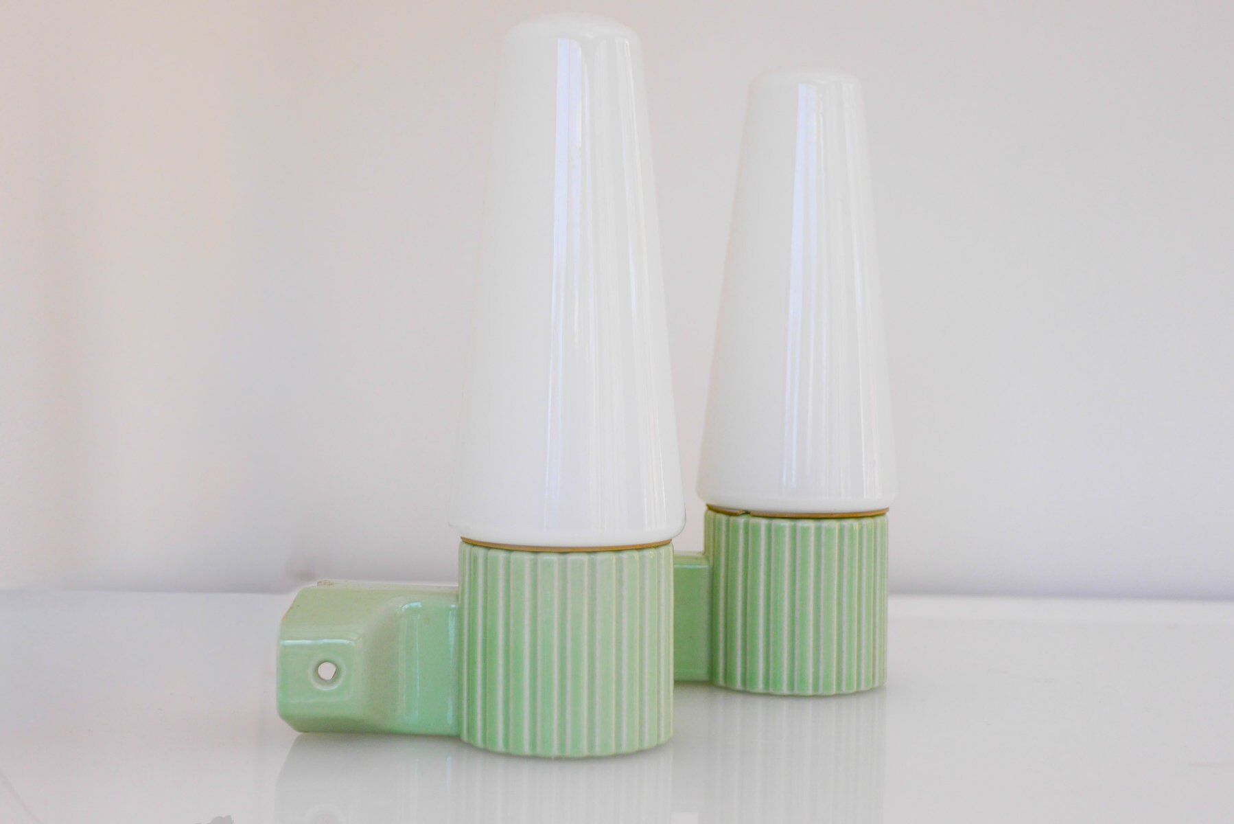 Wall sconces by Hans-Agne Jakobsson for Ifö, 1965, set of 2