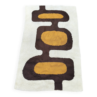 wool Pop Art carpet from the 70s