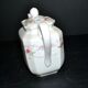 Old Paris porcelain herbal tea pot – hand-painted polychrome decoration, 19th century