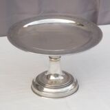 Shower bowl in silver metal